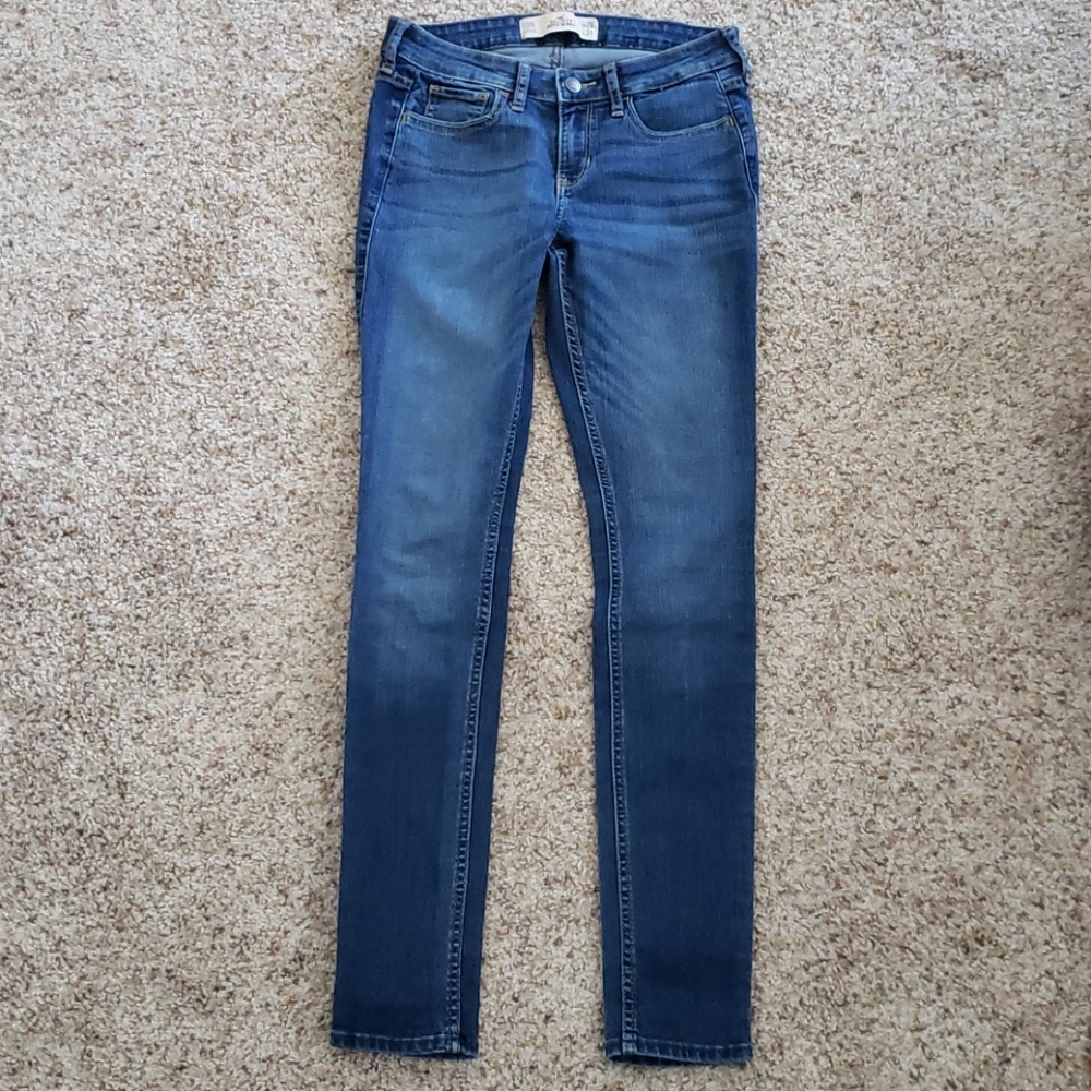 Hollister super skinny jeans medium blue